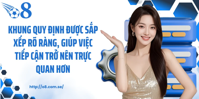 Khung quy định được sắp xếp rõ ràng, giúp việc tiếp cận trở nên trực quan hơn